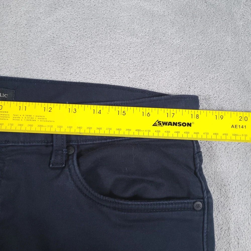 Banana Republic Pants Mens 36x30 Navy Blue 5 Pocket Cotton Stretch Chino Casual